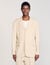 Oversized wool suit jacket