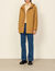 Wool and cashmere blend hooded parka