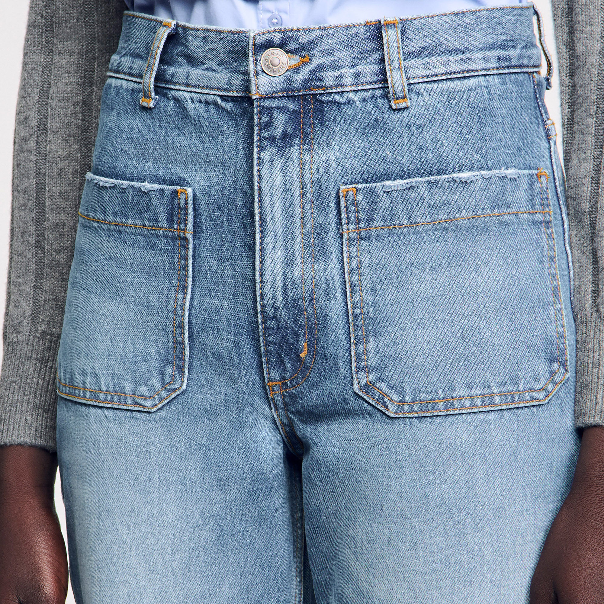 Faded jeans