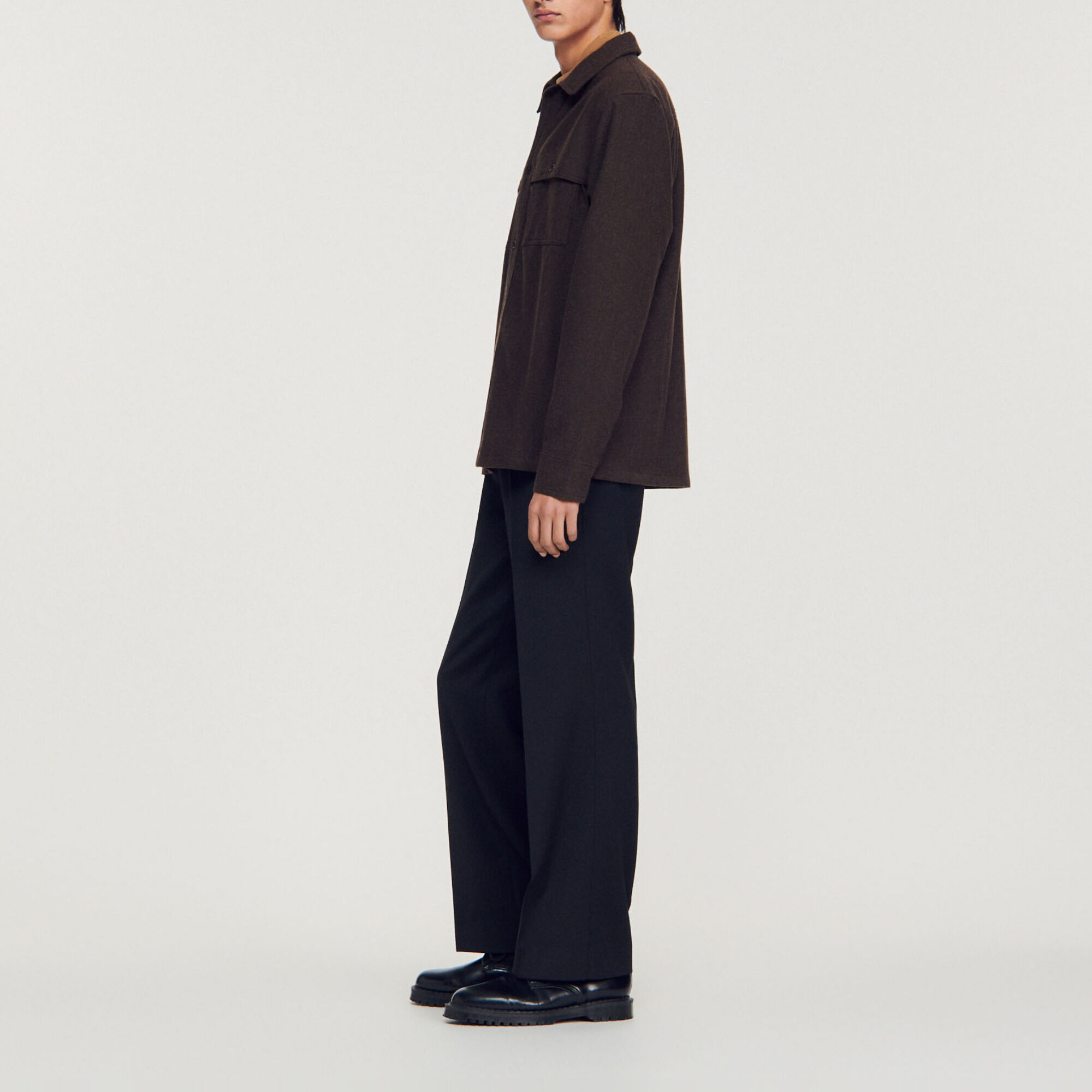 Wool overshirt