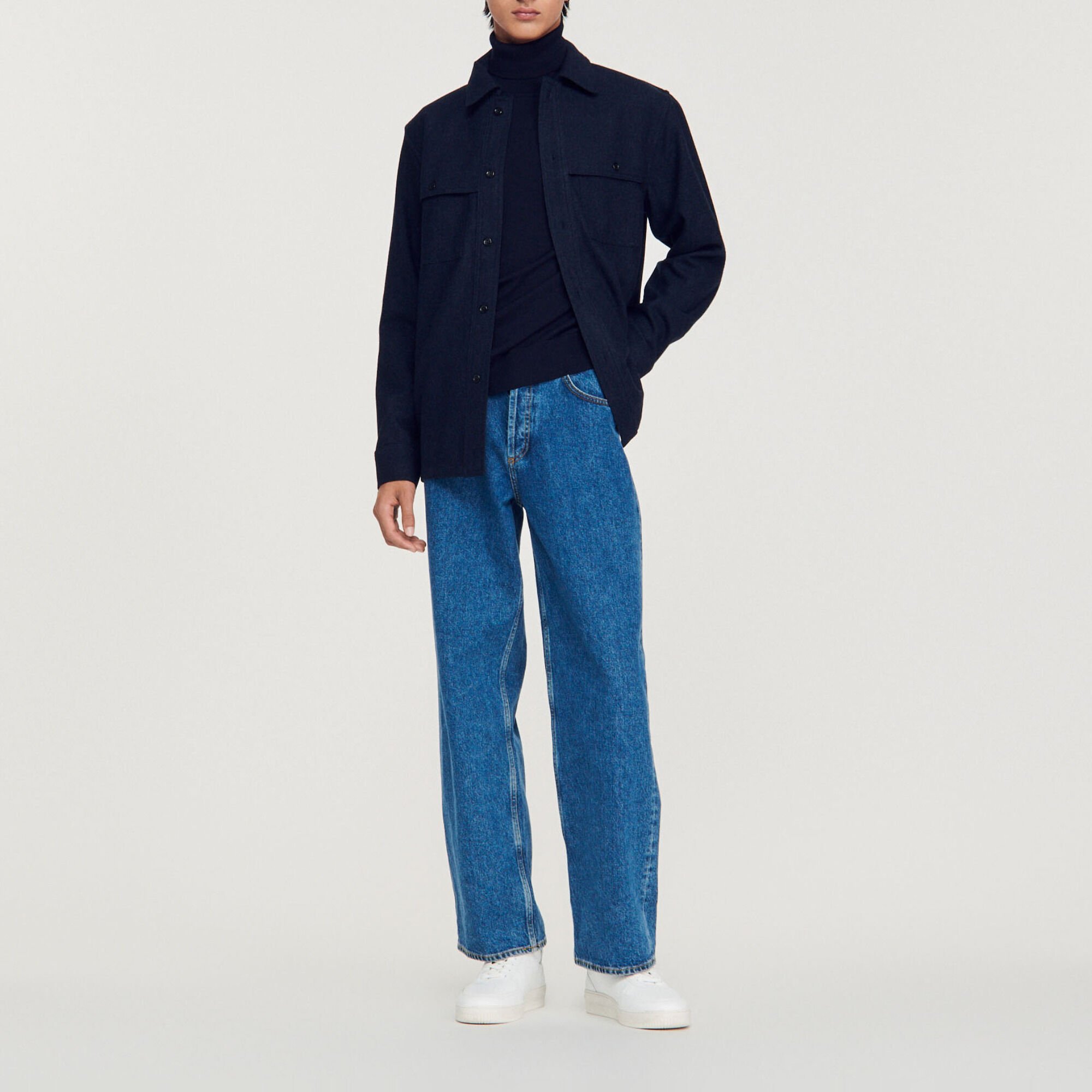 Wool overshirt