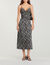 Long dress with narrow straps