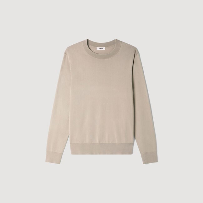 Fine knit jumper