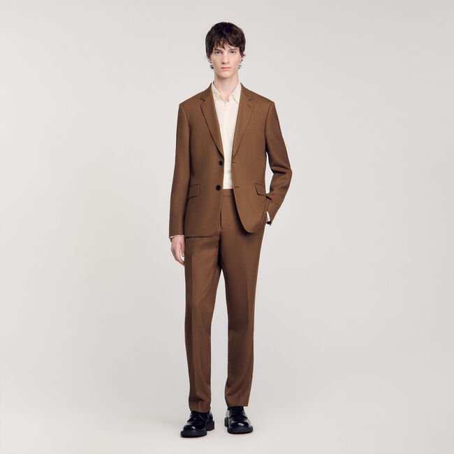 Wool suit jacket