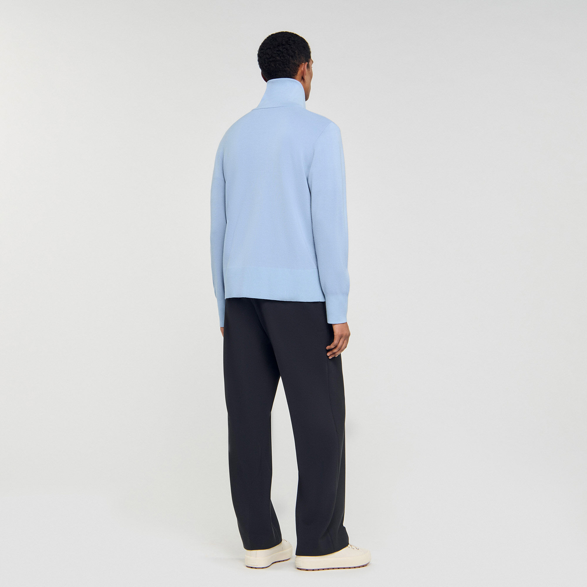 Wool trucker jumper