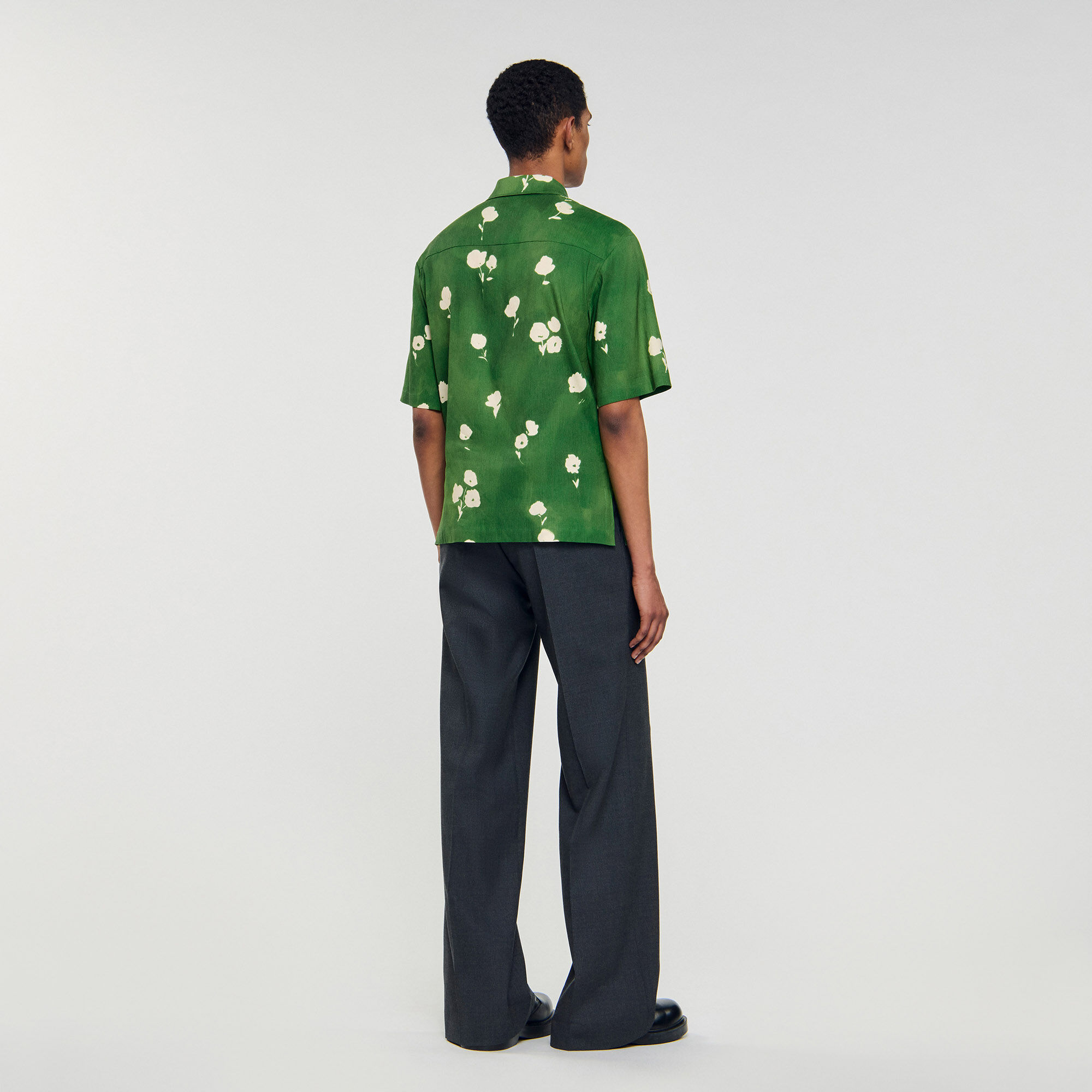 Floral motif shirt
