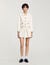 Peter Pan collar cropped jacket
