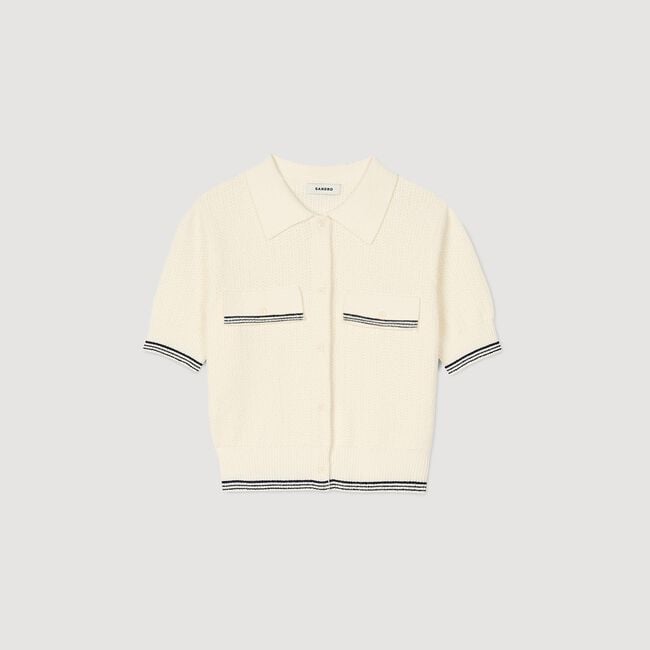 Short-sleeved cardigan