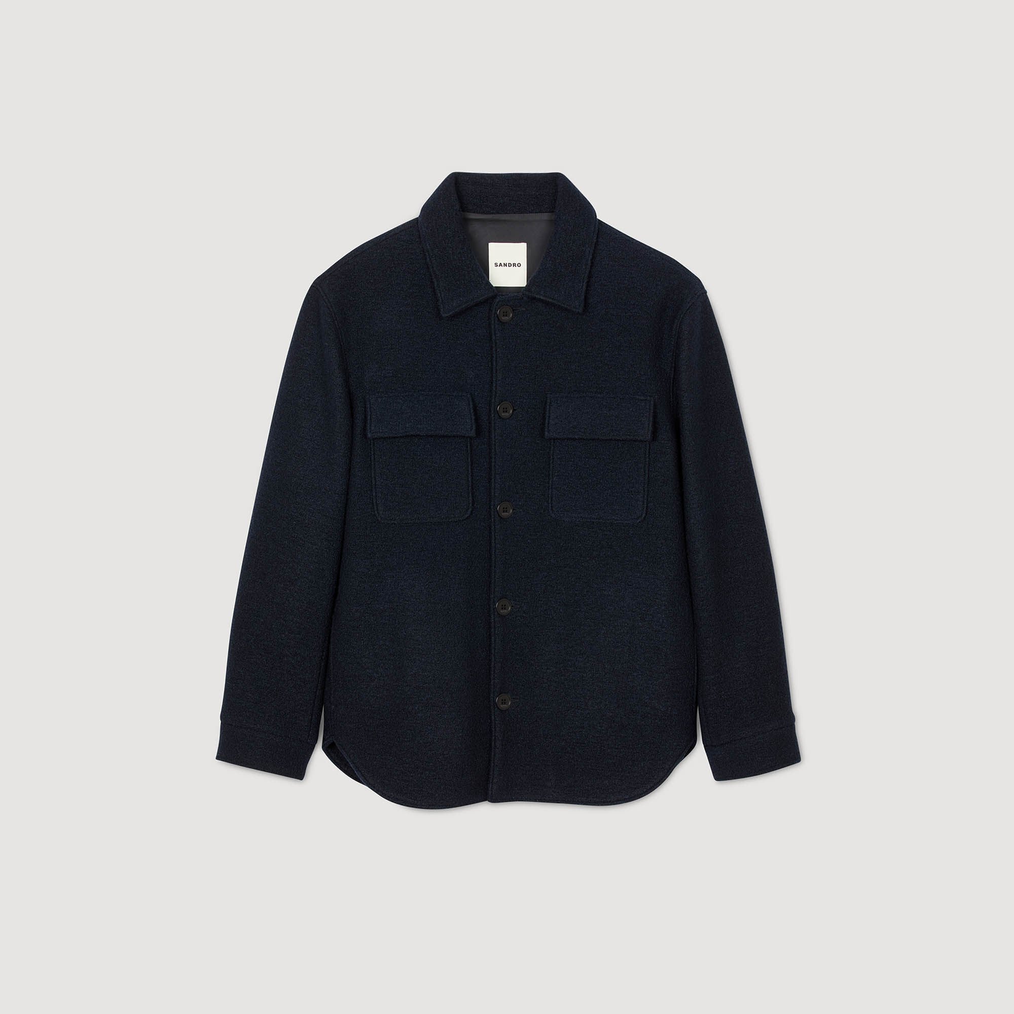 Wool overshirt