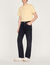 Organic cotton straight-leg jeans