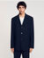 Oversized wool suit jacket