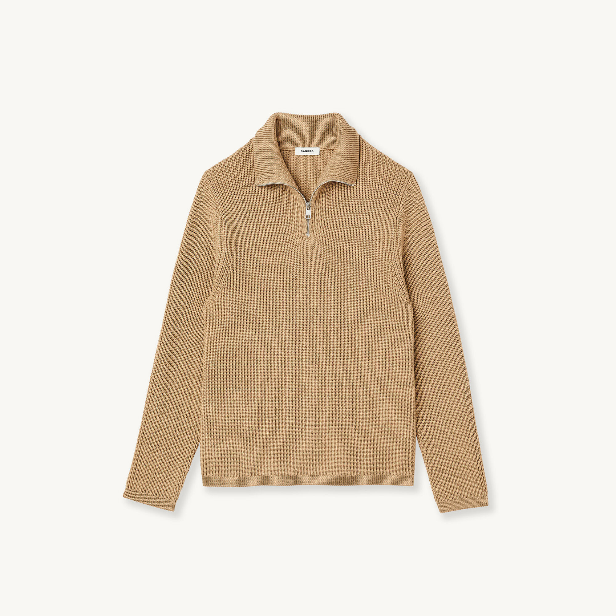 Trucker-neck sweater