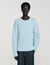 Honeycomb stitch wool jumper
