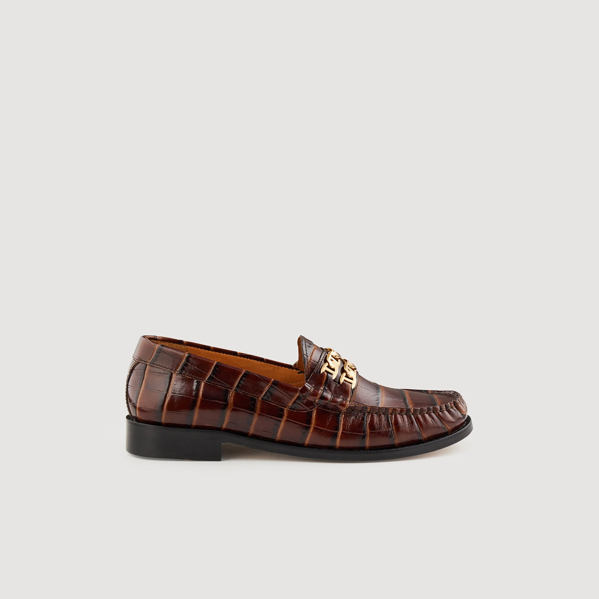 Leather loafers