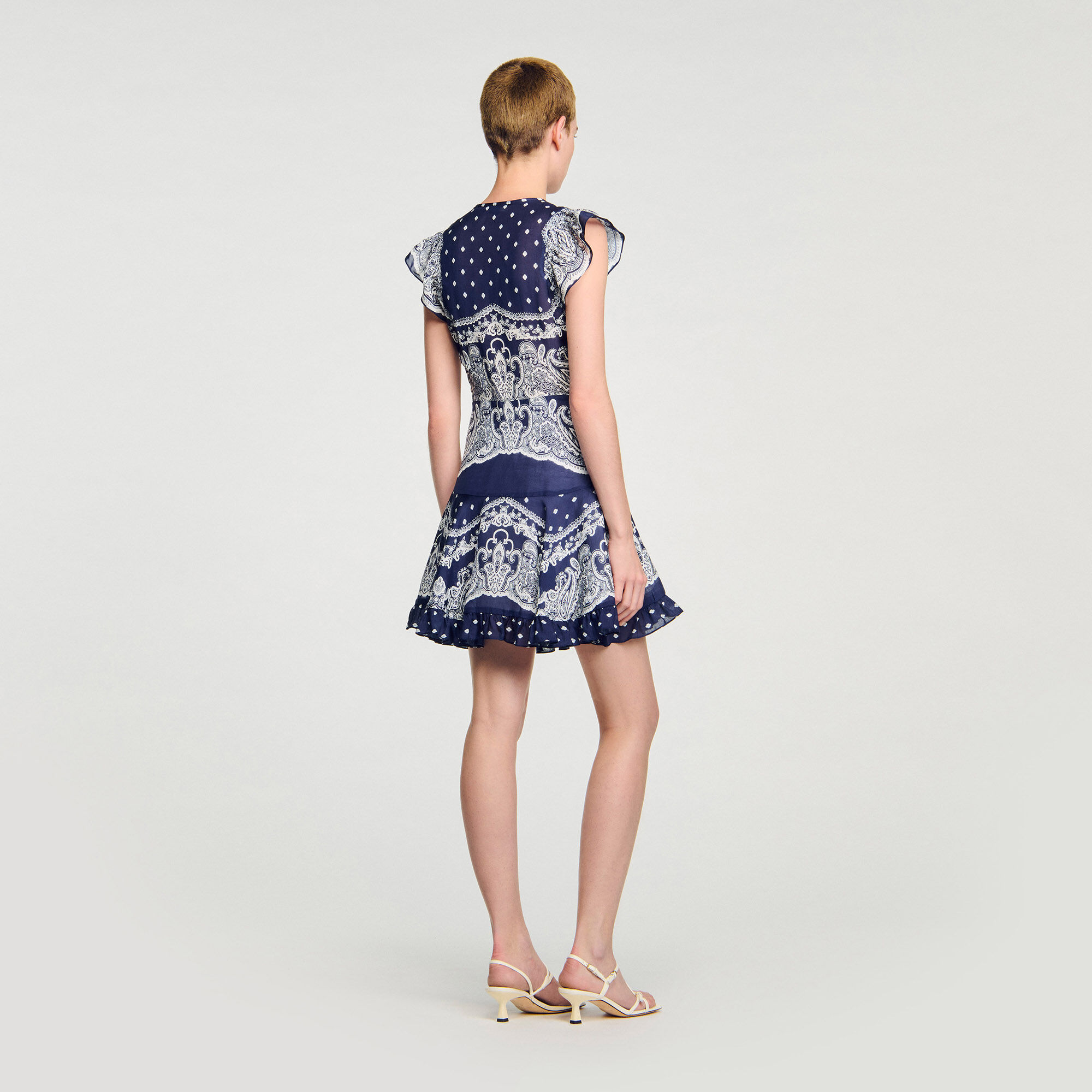 Short bandana-motif dress