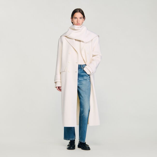 Oversized wool coat