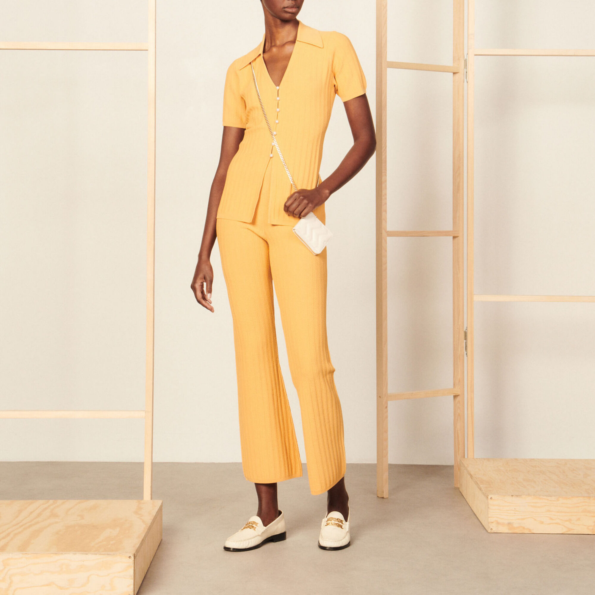 Knit trousers