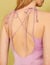 Midi dress with narrow straps