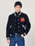 Hot Stuff wool cloth varsity jacket