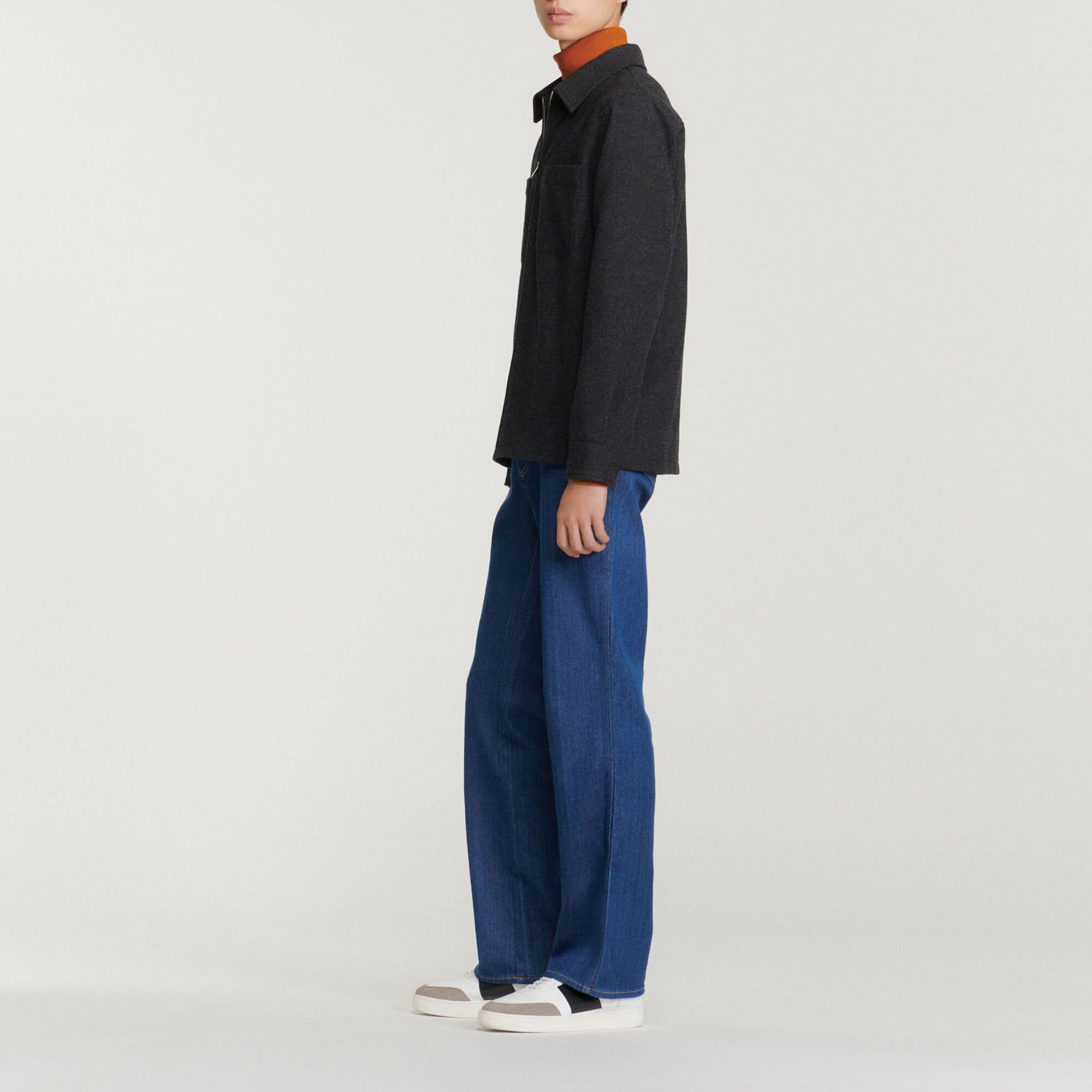 Wool overshirt