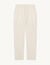 Cotton carrot-fit trousers