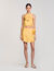 Short skirt with ruffled detail
