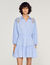Short striped cotton dress