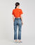 Crop top with cutaway design