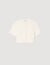 Cropped pointelle knit cardigan