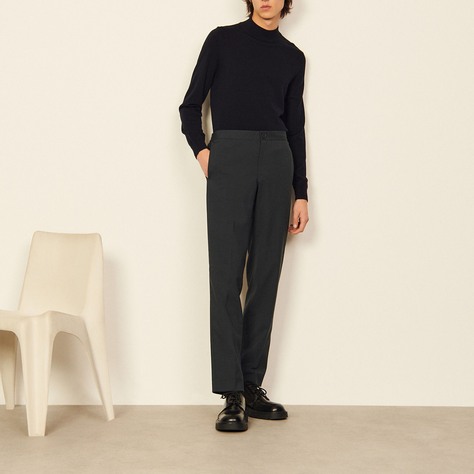 Wool trousers
