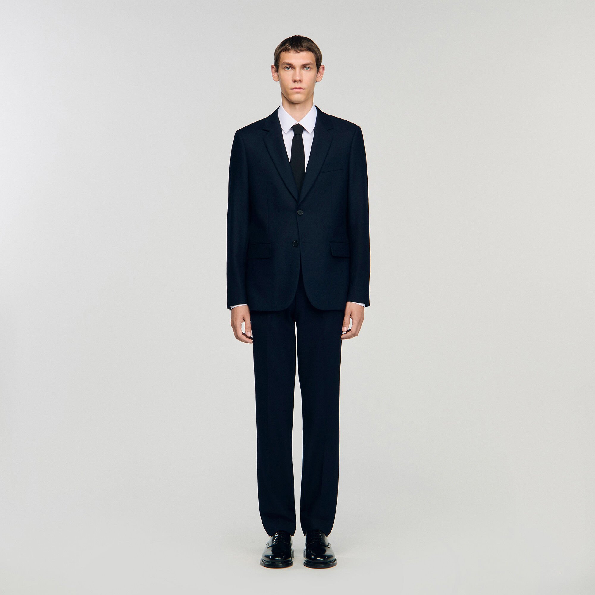 Virgin wool suit jacket