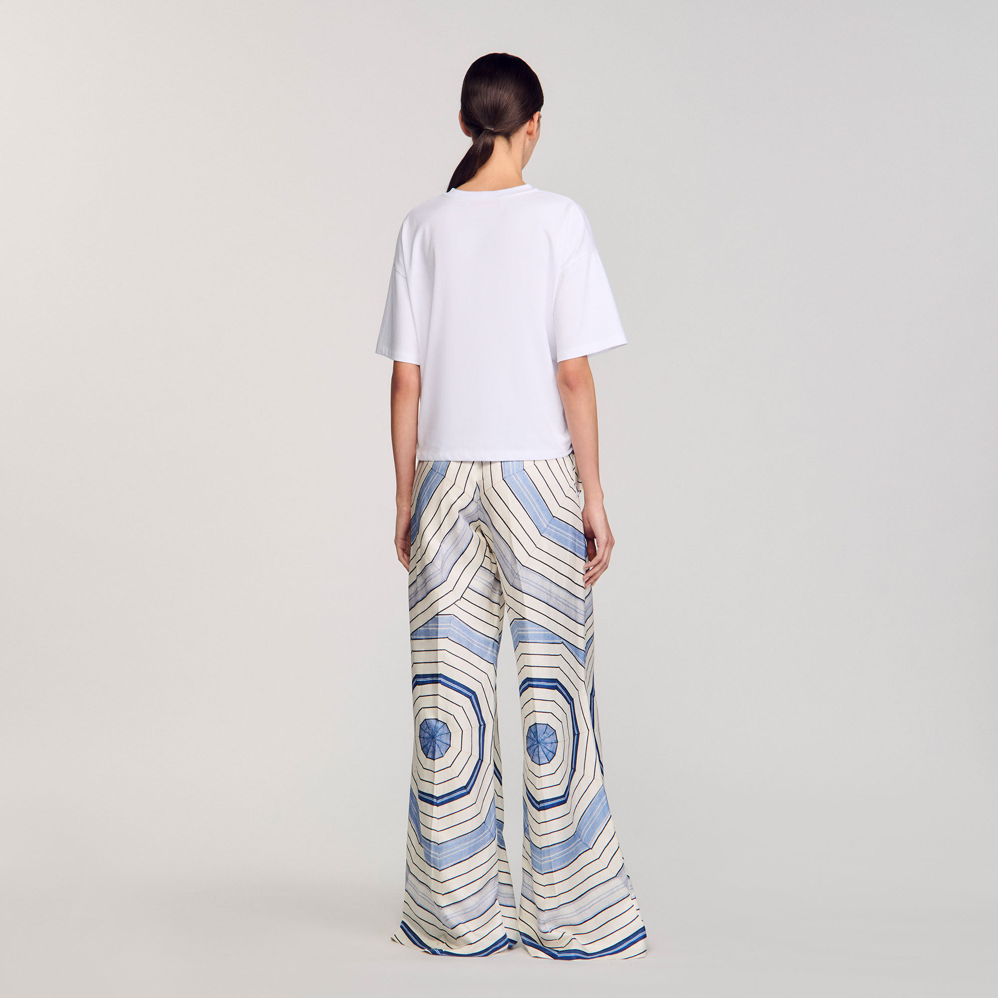 Spiral print T-shirt