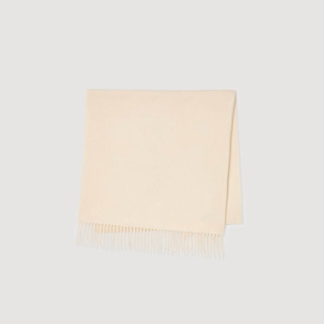 Wool and cashmere scarf