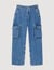 Faded wide-leg jeans