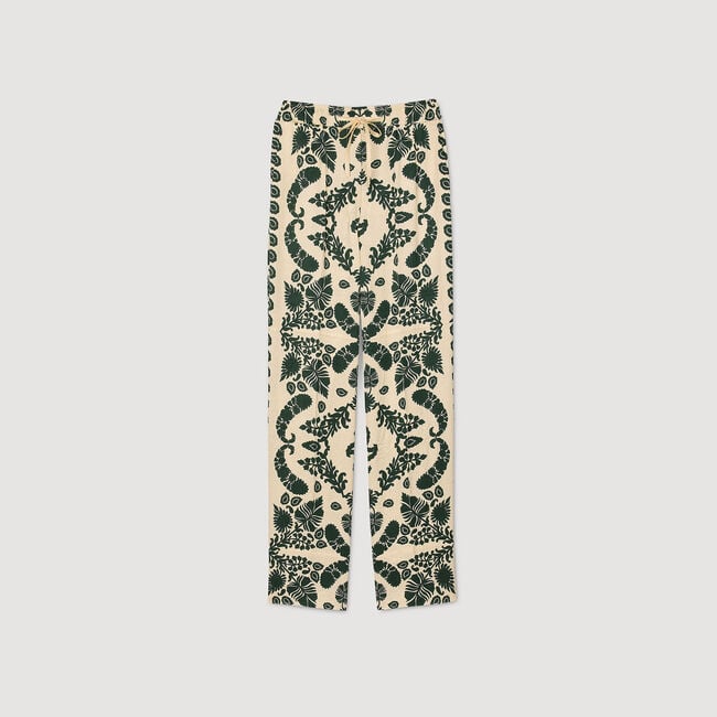 Floral trousers