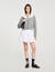 Cardigan with contrast collar
