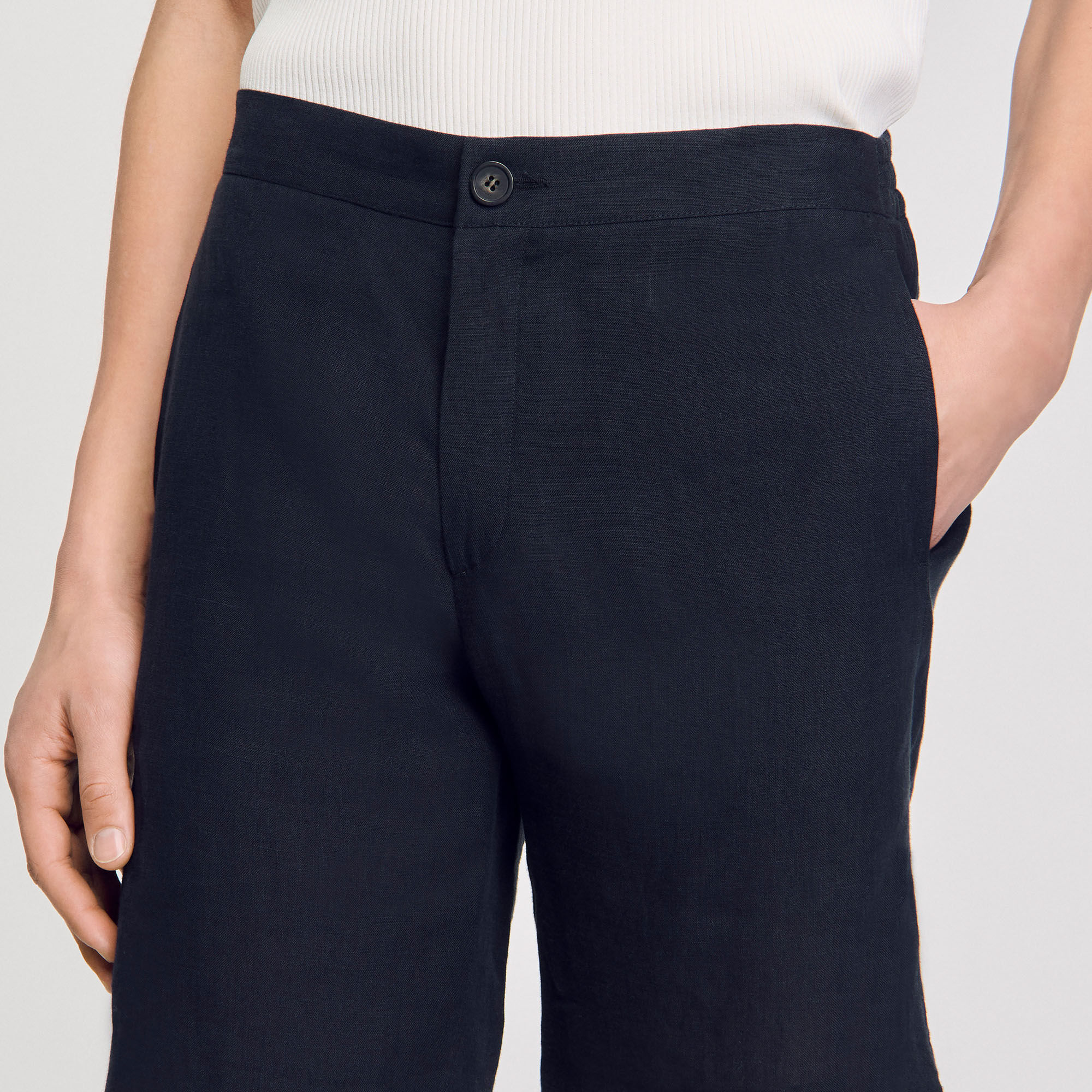 Linen shorts