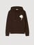 Sweatshirt with flower patch