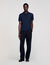 Short-sleeve knitted polo shirt