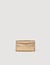 Gold leather clutch bag
