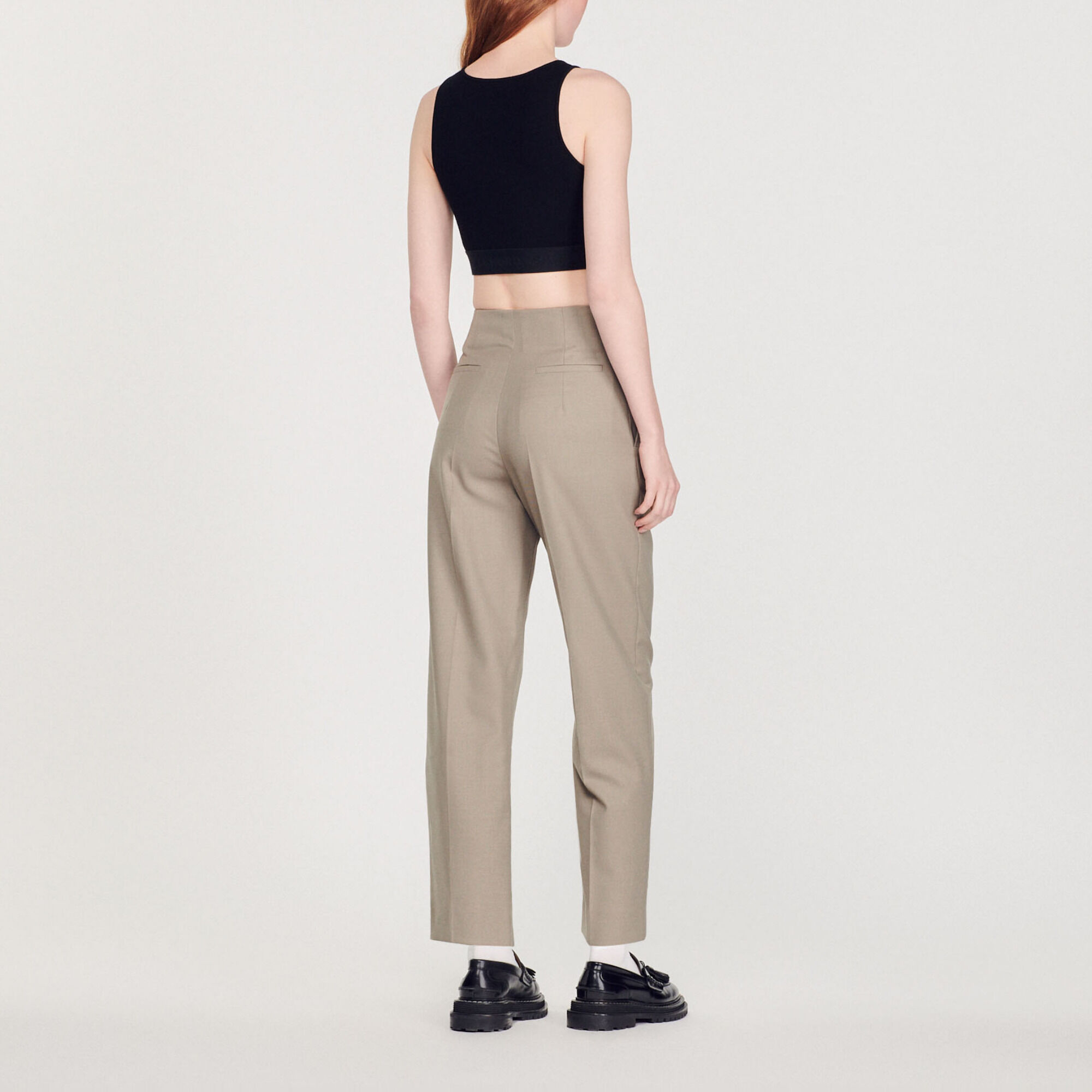 Knitted crop top