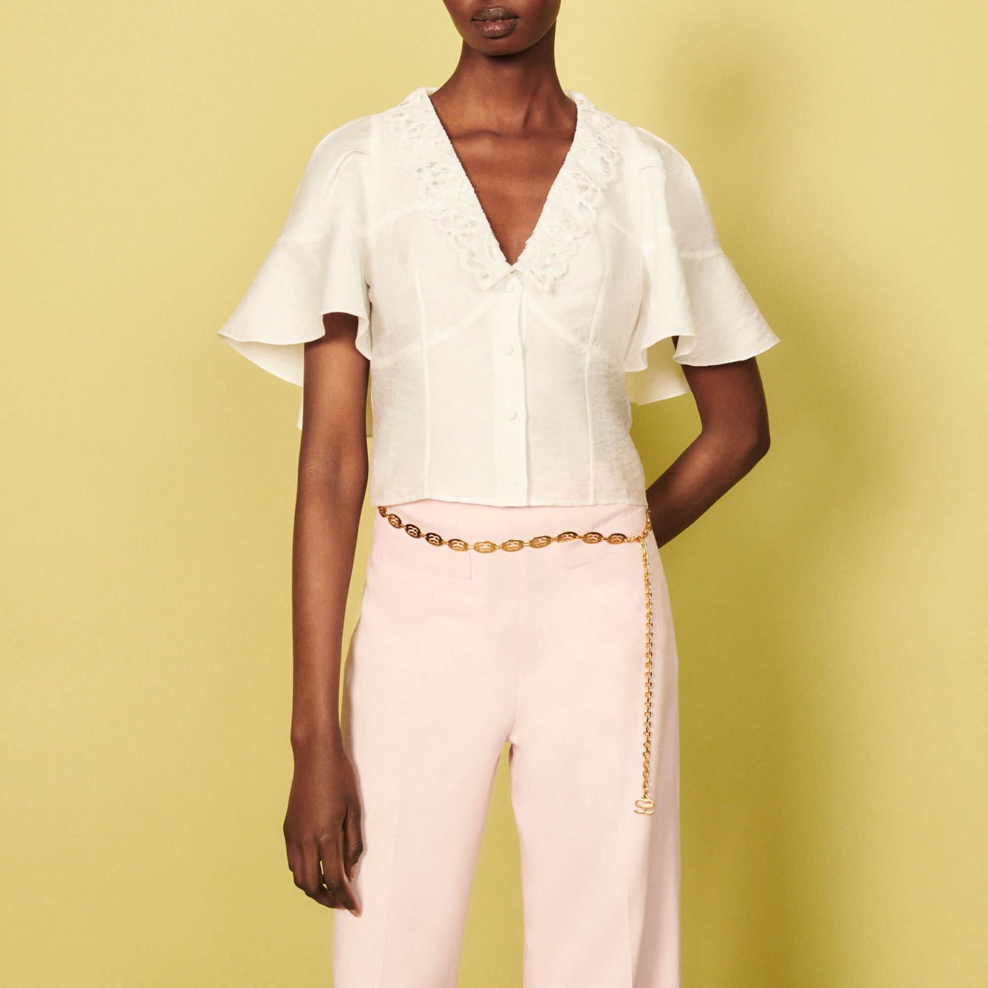 Sandro paris blouse outlet