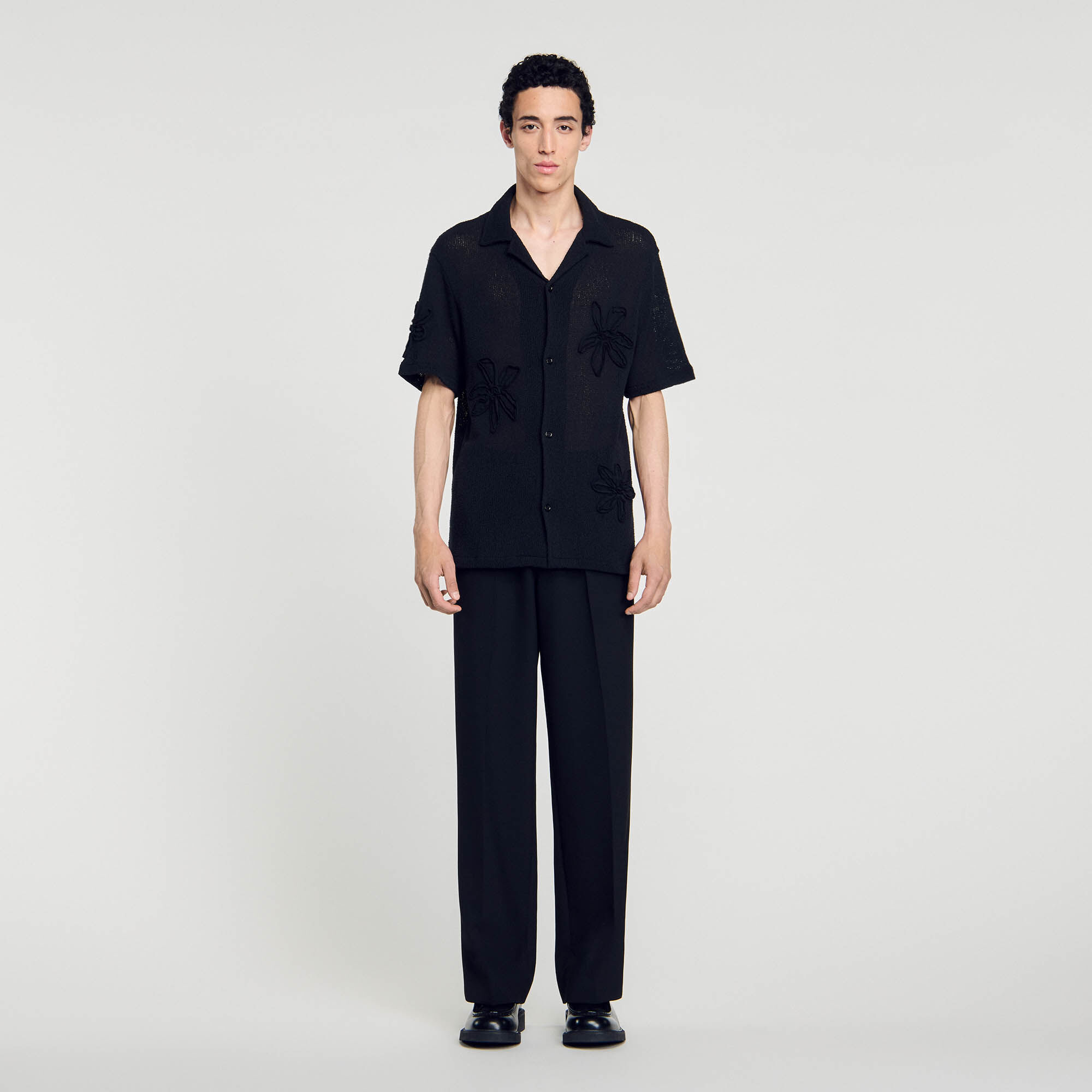 Sandro pajama shirt new arrivals