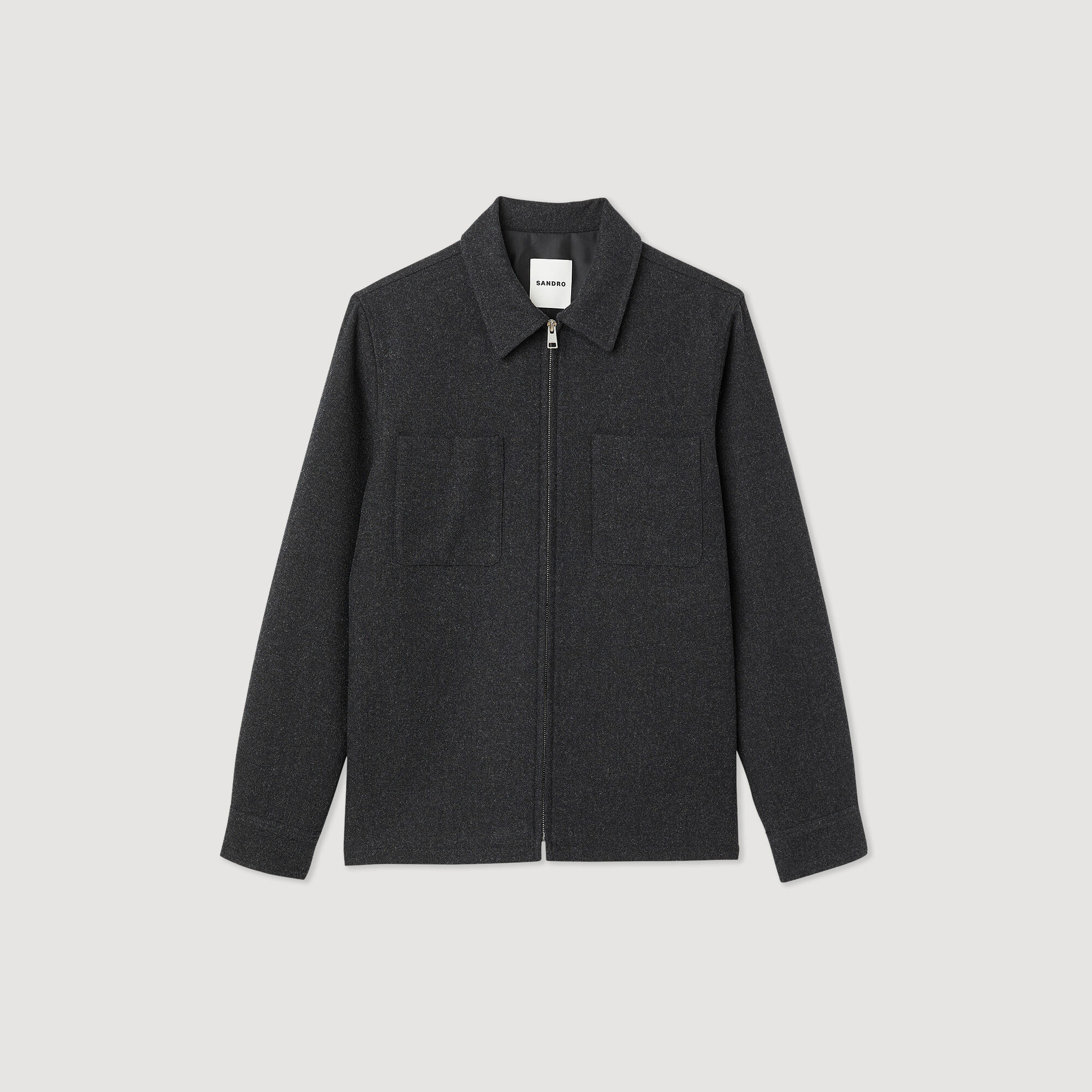 Wool overshirt