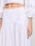 Long poplin skirt