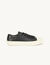 Low-top leather trainers