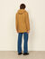 Wool and cashmere blend hooded parka