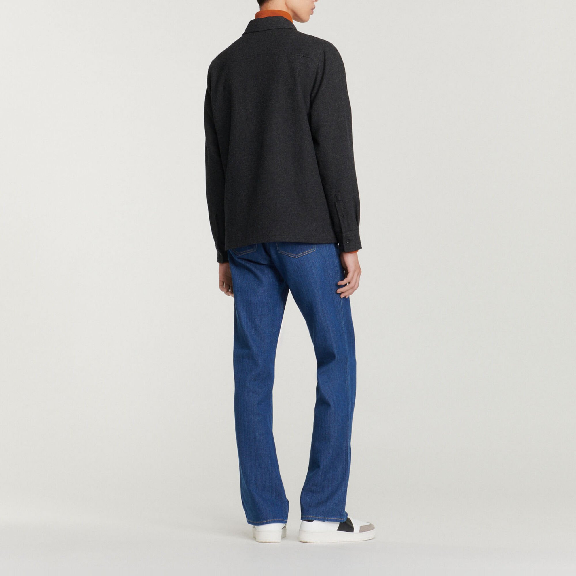 Wool overshirt