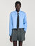 Cropped shirt with detachable tie