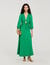 Floral jacquard maxi dress